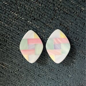 Pastel Mosaic Earrings
